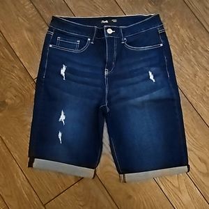 Women's denim Bermuda shorts size 10